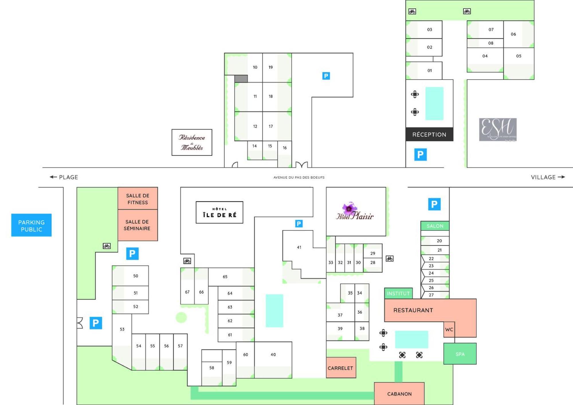 Hotel Restaurant & Spa Plaisir เลอบัวส์-ปลาจ-อ็อง-เร ภายนอก รูปภาพ